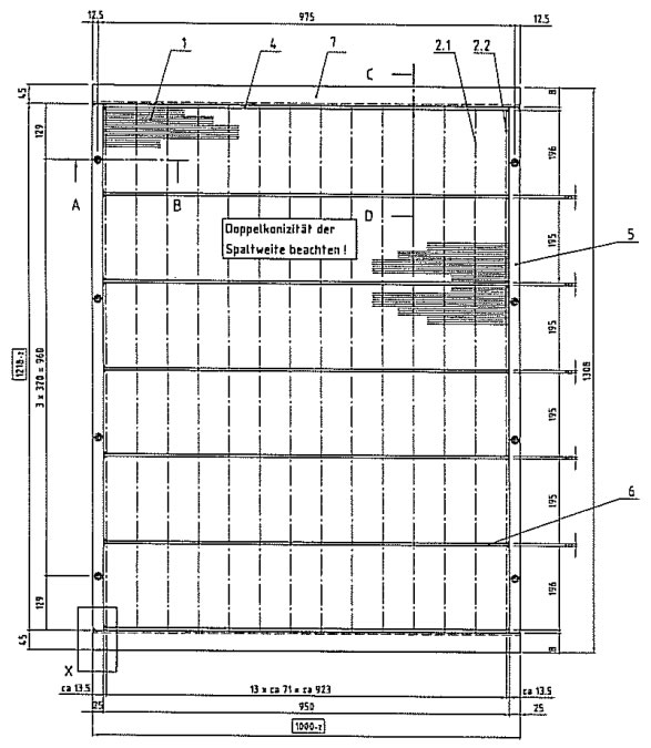 Looped Wedge Wire Screen with Profile Wires Reinforced