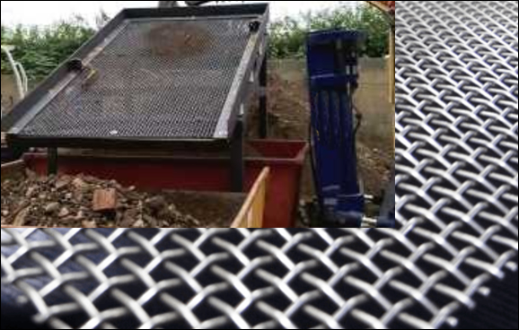 Vibrating Power Screen to sieve stone