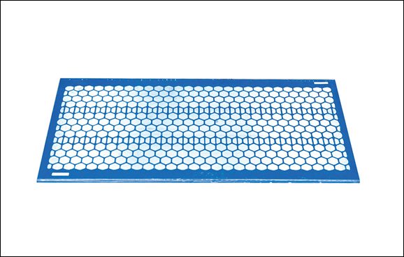Flat vibrating sieve mesh screen panels
