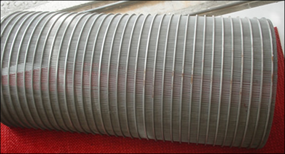 Cylindrical welded ss wedge wire screen