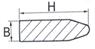 Long wedge support wire drawing